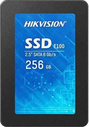 HIKVISION E100 2.5" SATA 256 GB Laptop, Desktop Black SATA Internal Solid State Drive (SSD) (E100)