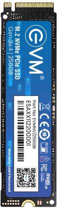 EVM NVME 256 GB Desktop, Laptop Black PCIe NVMe Internal Solid State Drive (SSD) (256GB M.2 PCIE NVME SSD)