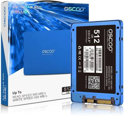 OSCOO SSD 512 GB Laptop, Desktop, All in One PC's Internal Solid State Drive (SSD) (OSC-001)