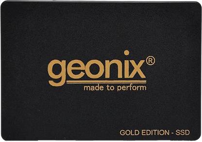 GEONIX 1 128 GB Desktop, Laptop BLACK AND GOLD SATA Internal Solid State Drive (SSD) (Gx 128GB SSD GOLD)