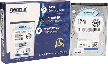 GEONIX 1 500 GB Laptop Multicolor SATA Internal Hard Disk Drive (HDD) (GX 500GB HDD LAP)