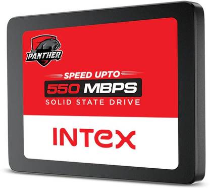 Intex 3D Nand Technology 128 GB Laptop Black SATA III Internal Solid State Drive (SSD) (SSD 2.5 SSD Drive)