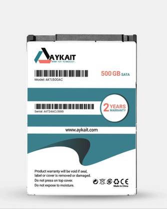 Aykait AKTL500AC 500 GB Laptop, Desktop, All in One PC's Tial SATA Internal Hard Disk Drive (HDD) (500GB Internal Laptop Hard Drive 2.5 Ultra With 2 Years Warranty)