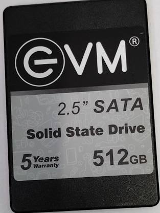 EVM SSD 512 GB All in One PC's, Desktop, Laptop, Network Attached Storage Internal Solid State Drive (SSD) (512GB SSD 2.5')
