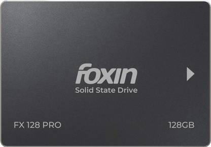 Foxin Pro 128 GB Laptop, Desktop Black SATA III Internal Solid State Drive (SSD) (FOX_SSD_128)