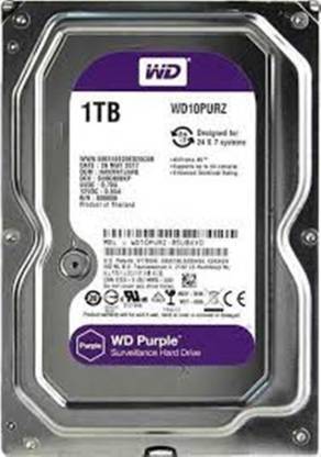 WD WD10PURZ 1 TB Surveillance Systems Internal Hard Disk Drive (HDD) (WD10PURZ)