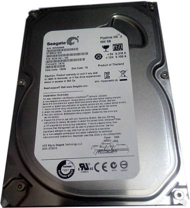 Seagate ST3500414CSP 500 GB Desktop Silver SATA Internal Hard Disk Drive (HDD) (ST3500414CSP)