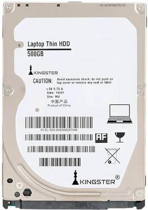 kingster Hard Drive 1 TB Laptop Multicolor SATA Internal Hard Disk Drive (HDD) (1 TB Internal Hard Drive HDD 2.5 Inch SATA 6 Gb/s,5400 RPM,128MB)