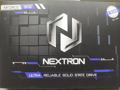Nextron NFORCE 512 GB Laptop Black SATA Internal Solid State Drive (SSD) (NFORCE 512Gb TLC SSD)