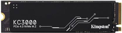 KINGSTON KC3000 512 GB Laptop, Desktop Black PCIe NVMe Internal Solid State Drive (SSD) (SKC3000S/512G)