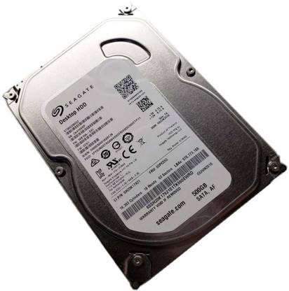 Seagate STR 500 GB Desktop Silver, White SATA Internal Hard Disk Drive (HDD) (STR009P)