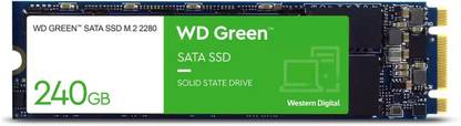 WD Green™ 240 GB Laptop, Desktop Green SATA III Internal Solid State Drive (SSD) (240GB SATA M.2 2280 - WDS240G3G0B)