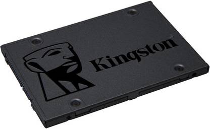 KINGSTON SATA 480 GB Laptop, Desktop Black SATA III Internal Solid State Drive (SSD) (A400-SA400S37/480GIN)