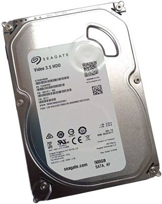 Seagate vedio-Barracuda 500 GB Desktop White, Silver SATA Internal Hard Disk Drive (HDD) (Vedio-Barracuda-p)
