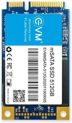 EVM MSATA 512 GB All in One PC's, Desktop, Laptop Black mSATA Internal Solid State Drive (SSD) (EVMMS/512GB)