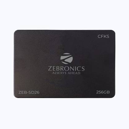 ZEBRONICS 2.5 SATA SSD 256 GB Laptop, Desktop, All in One PC’s Internal Solid State Drive (SSD) (ZEB-SD26)  (Interface: SATA, Form Factor: 2.5 Inch)