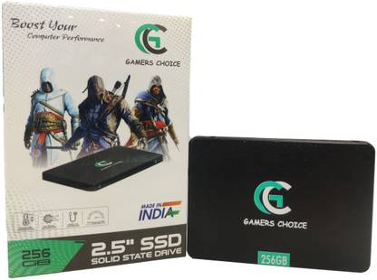 GAMER CHOICE 2.5 SATA 3.0 256 GB All in One PC's, Desktop, Laptop Black SATA Internal Solid State Drive (SSD) (GC 256 GB SATA 3.0)