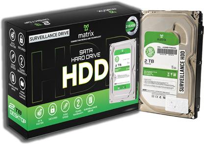 MATRIX HARD DISK DRIVE 2 TB 2 TB All in One PC's Multicolor SATA Internal Hard Disk Drive (HDD) (?MIS02THD)