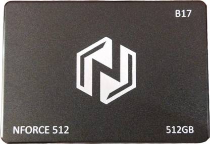 Nextron NFORCE 512 GB Desktop, Laptop, Servers, All in One PC's Black SATA Internal Solid State Drive (SSD) (NFORCE 512Gb SSD)