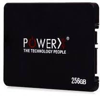 powerx 256 GB SATA 2.5" SSD 256 GB All in One PC's, Desktop, Laptop, Network Attached Storage, Servers, Surveillance Systems Black SATA Internal Solid State Drive (SSD) (PWX25S G3)