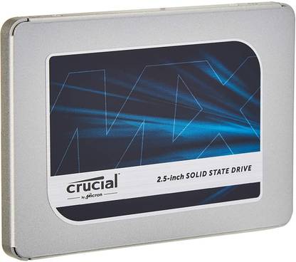 Crucial MX500 1 TB All in One PC's Silver SATA II Internal Solid State Drive (SSD) (MX500)