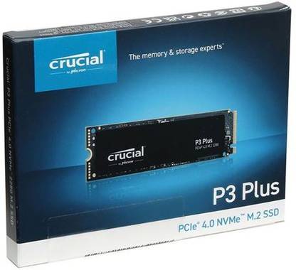 Crucial P3 500 GB All in One PC's Internal Solid State Drive (SSD) (P3 PLUS)