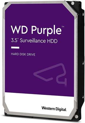 WD Purple 4 TB Surveillance Systems Purple SATA Internal Hard Disk Drive (HDD) (WD42PURZ -256 MB Cache)