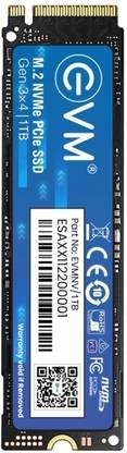 EVM NVMe (GEN 3) 1 TB Desktop, Laptop, All in One PC's Black PCIe NVMe Internal Solid State Drive (SSD) (EVMNV/1TB)