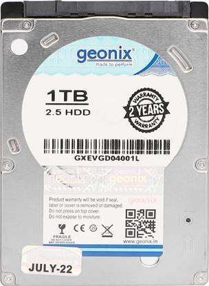 GEONIX 1 1 TB Laptop Internal Hard Disk Drive (HDD) (GX 01TB HDD LAPTOP)