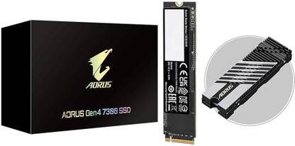 GIGABYTE AG4732TB 2 TB Desktop, Laptop Black PCIe NVMe Internal Solid State Drive (SSD) (AG4732TB Gen4 7300 SSD)
