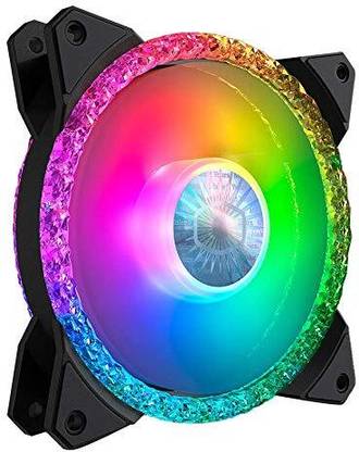 THUNDER 120mm ARGB Case Fans Dual Light Loop RGB Computer Fans Cooler (Black) Computer Case Cooling Fan Internal Optical Drive