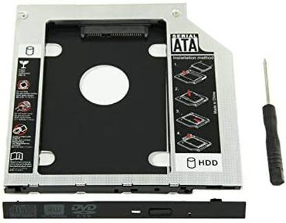 WEFLY SATA 2nd 2.5-inch Hard Drive Caddy for 12.7mm Universal CD/DVD-ROM Hard Drive Enclosure Internal Optical Drive