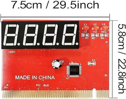 debug diagnostic card ,4-digit diagnostic card codes 1 Internal Sound Card