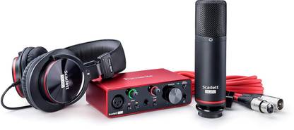 FOCUSRITE Scarlett Solo Studio (3rd Gen) USB Audio Interface and Recording Bundle Solo Internal Sound Card