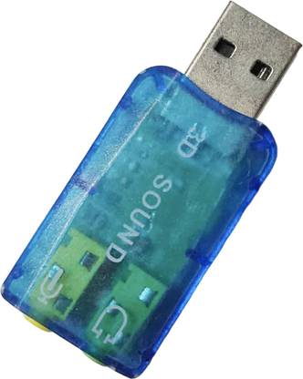 EVOL Audio Sound Card Adapter Virtual 5.1 Channel USB Adapter ound Card USB 2.0 to 3D PCI Internal Sound Card