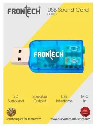 Frontech USB SOUND CARD USB Internal Sound Card
