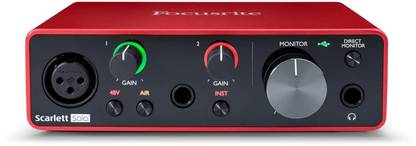 FOCUSRITE Scarlett Solo (3rd Gen) USB Audio Interface solo Internal Sound Card