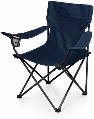 VARSANSE Portable Folding Chair with Arm Rest Cup Holder and Carrying Foldable Steel, Polyester Inversion Chair