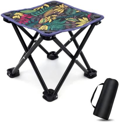 HVG TRADERS Mini Portable Folding Stool,Folding Camping Stool,Mini Camp Stool Foldable Bone China Inversion Chair
