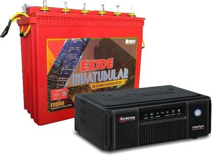 EXIDE IT500+SW MERLYN 1250 Tubular Inverter Battery