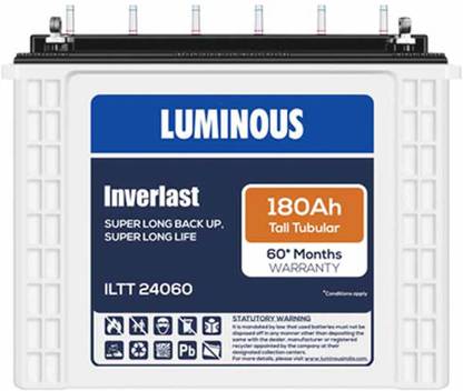 LUMINOUS 60 Months Warranty Tubular Inverter Battery