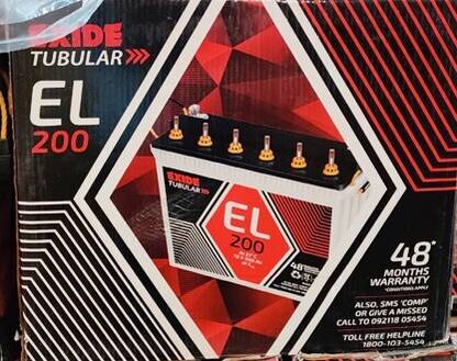 EXIDE 48 Months Warranty Tubular Inverter Battery