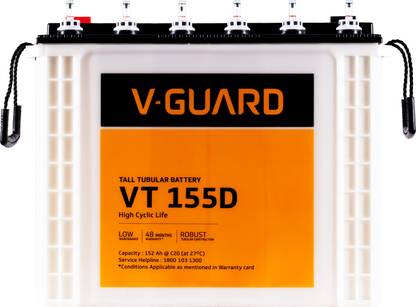 V-Guard 24 Months Warranty Tubular Inverter Battery
