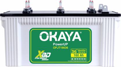 OKAYA 60 Months Warranty Tubular Inverter Battery