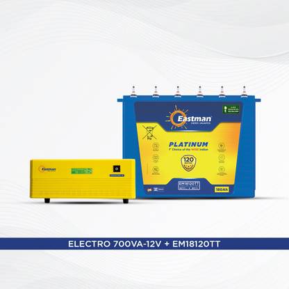 EASTMAN Electro700VA+180AH Tubular Inverter Battery