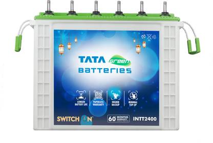 Tata Green Batteries 60 Months Warranty Tubular Inverter Battery