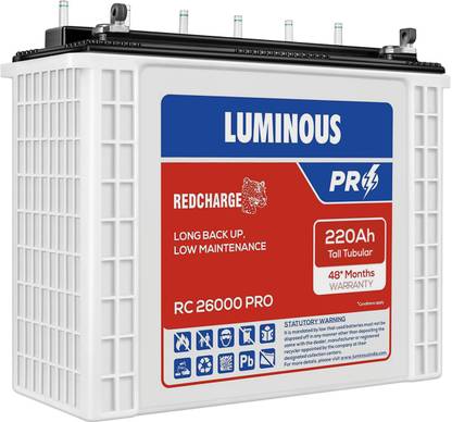 LUMINOUS RC26000 PRO Tubular Inverter Battery