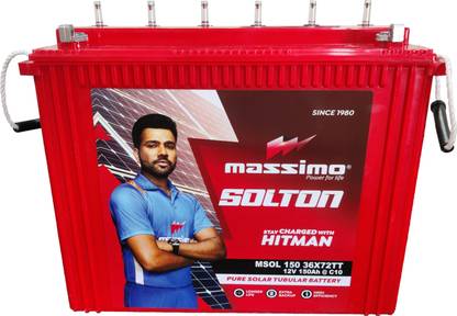 Massimo 72 Months Warranty Tubular Inverter Battery