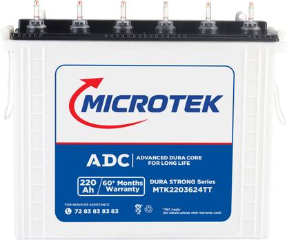 Microtek MTK2203624TT Tubular Inverter Battery