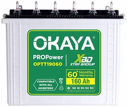 OKAYA OPTT19060 Tubular Inverter Battery